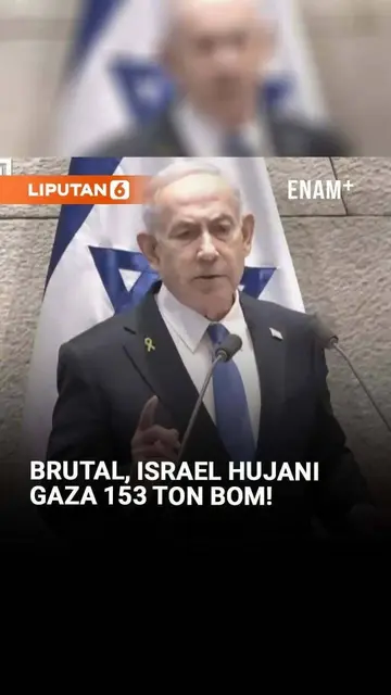Brutal, Israel Hujani Gaza 153 Ton Bom!