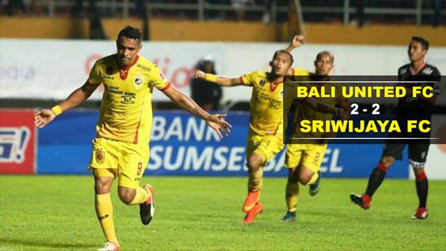Video highlights Piala Presiden 2017 antar Bali United FC melawan Sriwijaya FC yang berakhir dengan skor 2-2.