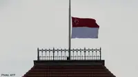 Bendera Singapura (Foto:AFP)
