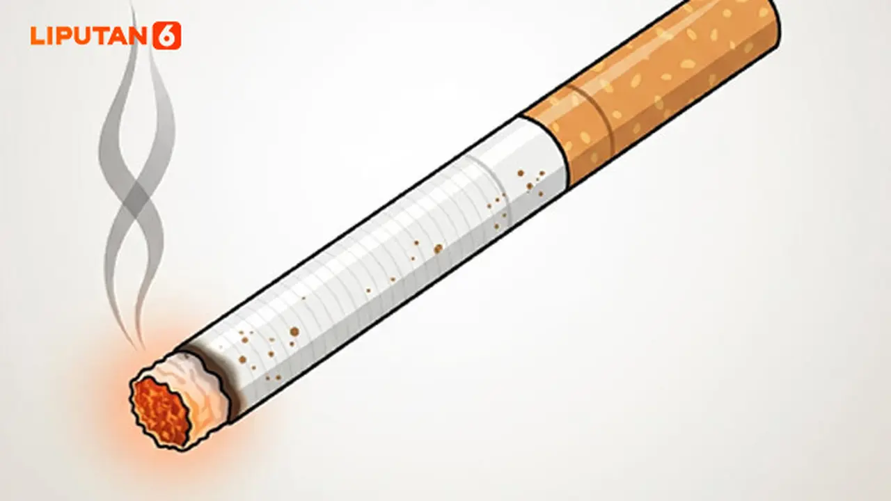 Banner Infografis Perbandingan Harga Rokok Legal dan Ilegal.