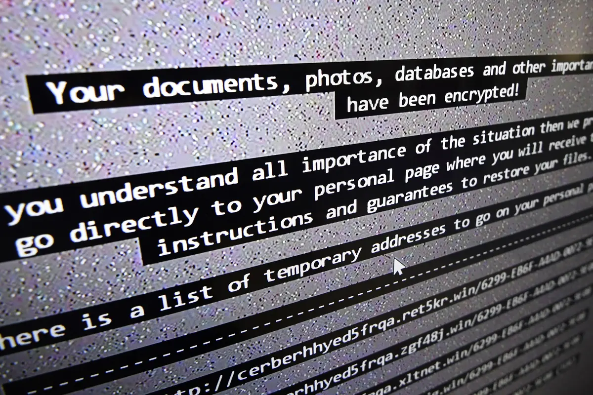Ilustrasi Ransomware WannaCrypt atau Wannacry