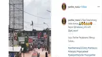 Viral, Angkot Isuzu Panther Terobos Banjir