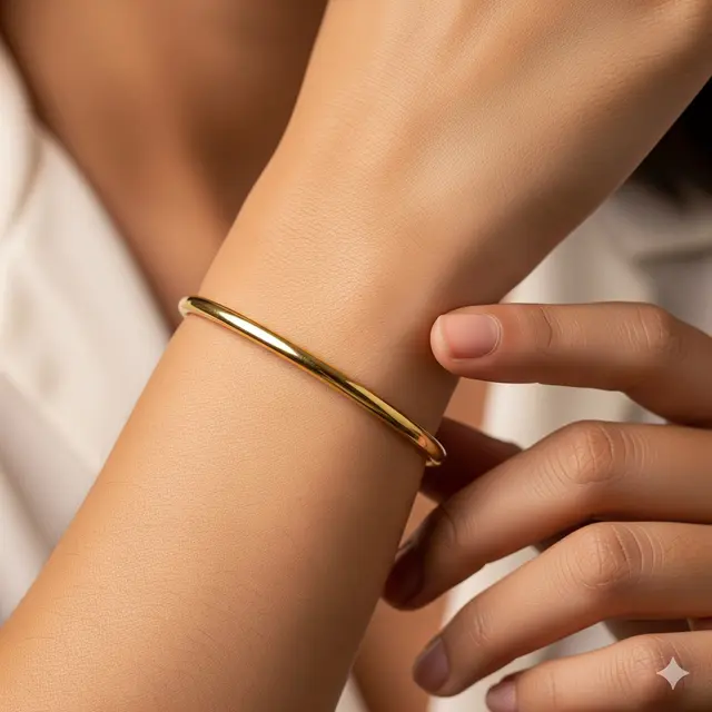 Gelang Bangle Kecil Polos (3gr)
