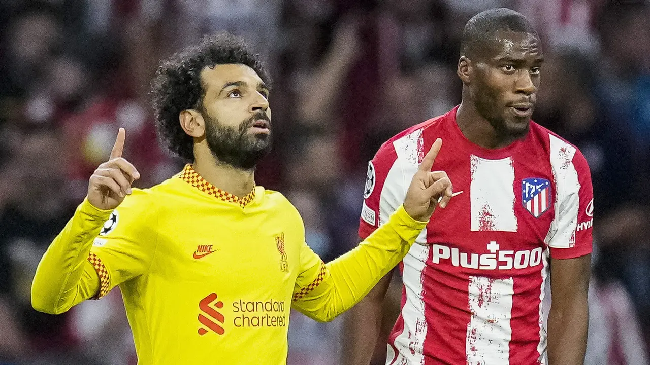 Foto: Antoine Griezmann Dikartu Merah, Mohamed Salah Bawa Liverpool Tekuk Atletico Madrid di Liga Champions
