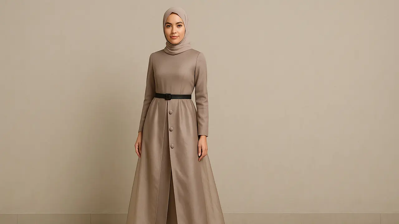 Model Gamis Kekinian untuk Wanita Tinggi 160an (Foto: ChatGPT)