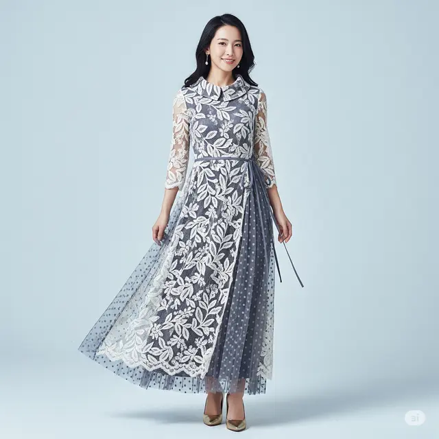 7 Model Baju Brokat Dress Panjang yang Elegan dan Menawan untuk Berbagai Acara