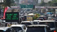 Kemacetan di Puncak Bogor. (Liputan6.com/Achmad Sudarno)