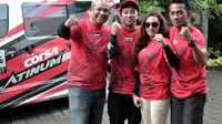 Tim Jelajah Tangguh Corsa akan menempuh perjalana sejauh 4 ribu kilometer dari Sabang sampai Bandung untuk melakukan pengujian ketangguhan ban Corsa Platinum V Series. (Dok. Corsa)