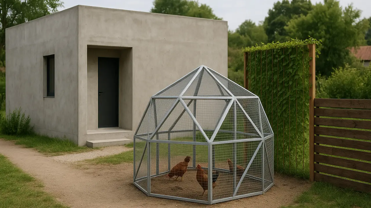 Rumah di Desa Ini Punya Kandang Ayam tapi Tetap Instagramable (Foto: ChatGPT)