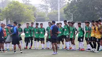 Timnas Myanmar U-18 saat sesi latihan jelang Piala AFC U-18 2019. (Bola.com/Dok. MFF)