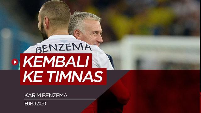 Berita video kembali dipanggilnya Karim Benzema oleh Didier Deschamps ke Timnas Prancis jelang Euro 2020