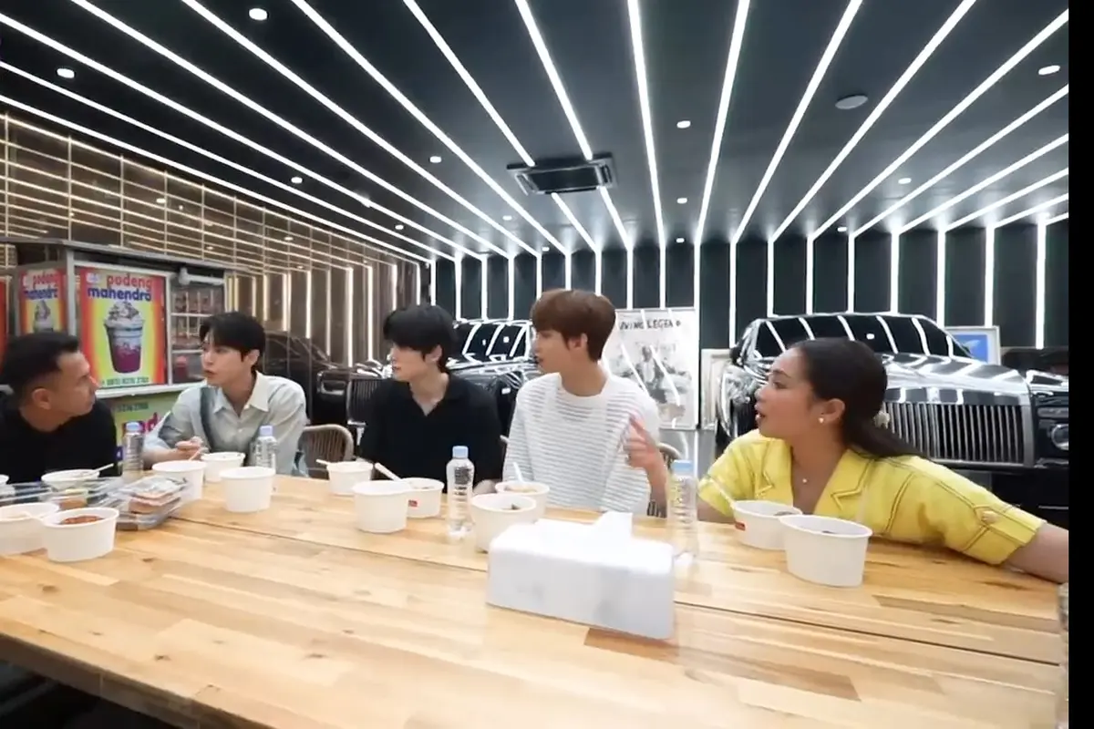 NCT DoJaeJung kunjungi rumah baru Raffi Ahmad dan Nagita Slavina (Foto: Youtube Rans Entertainment)