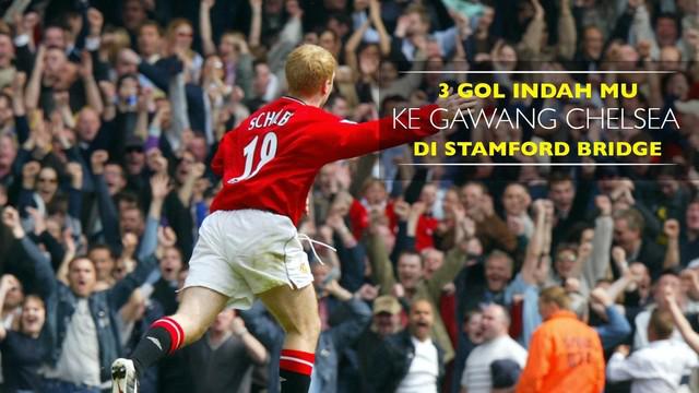 Video gol indah Manchester United ke gawang Chelsea saat setan merah bertandang ke Stamford Bridge