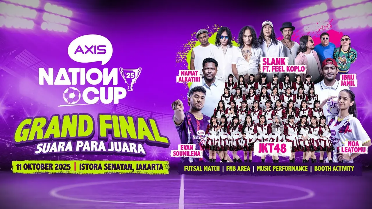AXIS Nation Cup 2025 Hadirkan Grand Final Terbesar, Ribuan Pelajar dari 40 Kota Siap Rebut Gelar ...