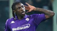 Fiorentina bisa menyarangkan tiga gol ke gawang Inter Milan. Masing-masing dicetak lewat brace Moise Keane dan satu gol dari Luca Ranieri. (AFP/Alberto Pizzoli)