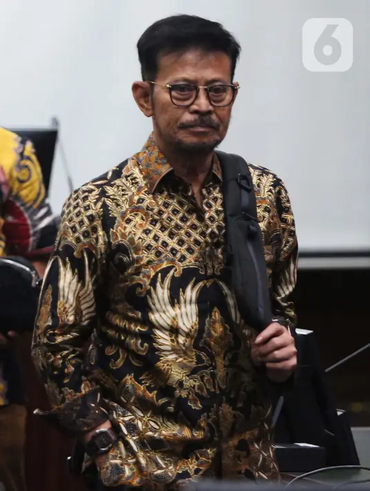Syahrul Yasin Limpo didakwa melakukan perbuatan tersebut bersama-sama Sekjen Kementan nonaktif Kasdi dan mantan Direktur Kementan Hatta. (Liputan6.com/Angga Yuniar)