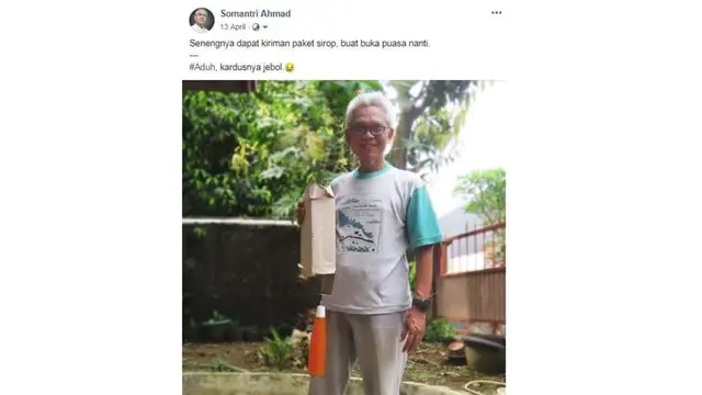 facebook: Somantri Ahmad yang diunggah dalam thread twitter @Ulrich_cusi
