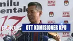 Kedatangan pimpinan KPU diterima oleh salah seorang pimpinan KPK.