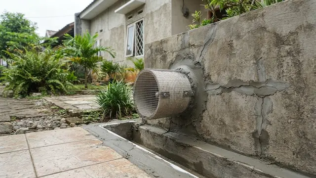 Mengamankan Lubang Saluran Air di Halaman agar Tidak Menjadi Tempat Persembunyian Ular