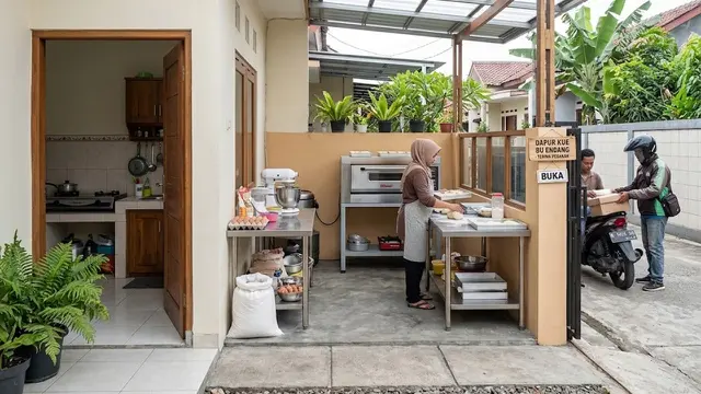 Dapur Rumah Sekaligus Tempat Usaha