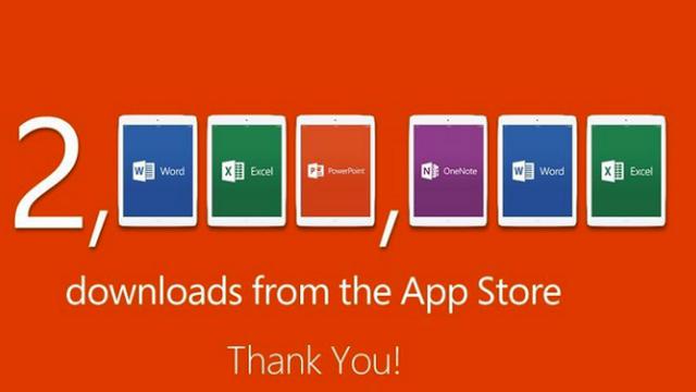 Microsoft Office Untuk iPad Sudah Diunduh 12 Juta Kali