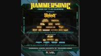 Festival musik Hammersonic 2023 digelar dua hari berturut-turut pada hari ini Sabtu (18/3/2023) hingga Minggu 19 Maret 2023 besok. (Twitter&nbsp;@hammersonicfest)