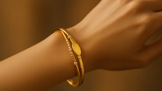 Desain Gelang Emas 24 Karat Kekinian 2025 yang Lagi Viral di Kalangan Ibu-Ibu