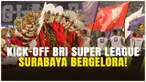 BRI Super League 2025/2026 telah resmi dibuka di Surabaya. Tepatnya digelar di Stadion Gelora Bung Tomo, yang memepertemukan dua tim legendaris yaitu Persebaya Surabaya menjamu PSIM Yogyakarta. Acara pembukaan ini juga menghadirkan tarian tradisional...