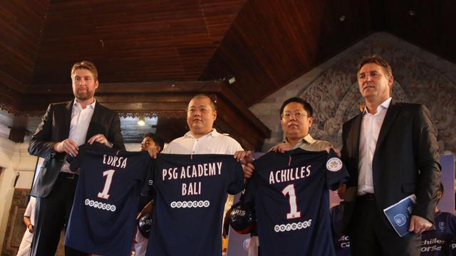 Peluncuran Akademi Paris Saint-Germain di Gianyar, Bali, Minggu (4/12/2016). (Bola.com/Dok Corsa)