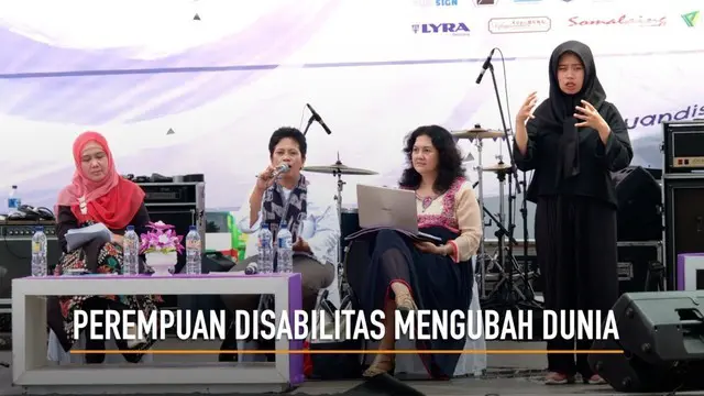 Acara bertajuk 'Perempuan Disabilitas Mengubah Dunia' ini diprakarsai oleh panitia yang hampir semuanya penyandang disabilitas.