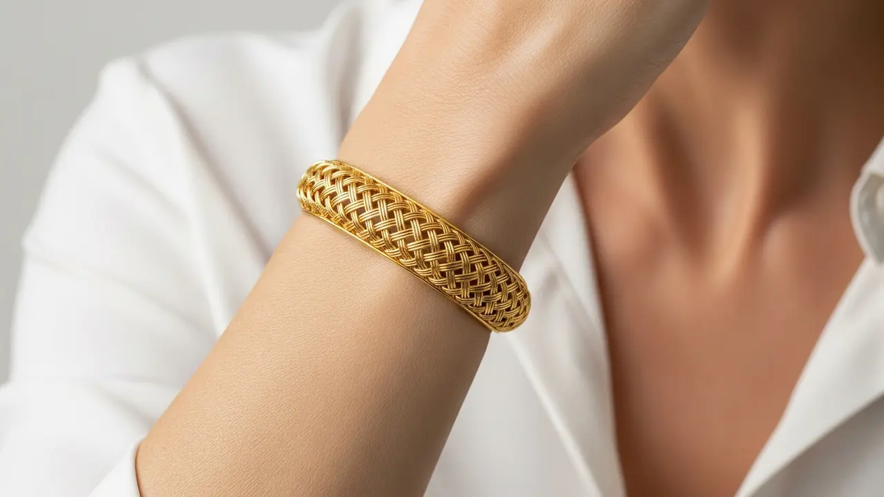 9 Model Gelang Emas Bulat Terbaru dengan Ukiran Unik untuk Tampilan Elegan