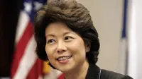 Elaine Chao ditunjuk oleh Donald Trump untuk mengisi posisi menteri transportasi  (Reuters)