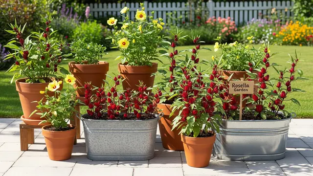 Ide Kebun Rosella Rumahan yang Cantik dan Produktif/Gemini AI