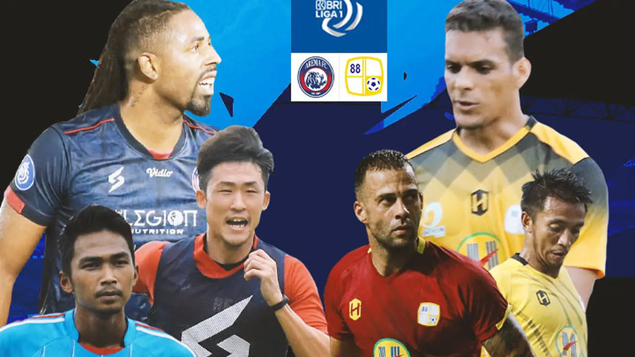 BRI Liga 1 - Duel Antarlini - Arema FC Vs Barito Putera