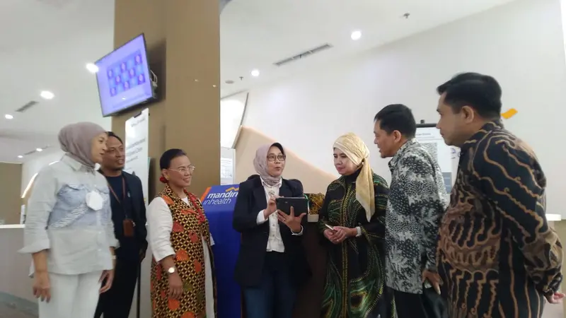 EMC Healthcare dan Mandiri Inhealth memperkirakan kemitraan melalui program digitalisasi Application Programming Interface, yang sudah terintegrasi di 8 unit RS EMC. (Liputan6.com/Bam Sinulingga)