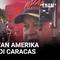 Ratusan pendukung pemerintah Venezuela menggelar aksi unjuk rasa di pusat Kota Caracas hari Selasa, menuntut pembebasan dan pemulangan Presiden Nicolás Maduro beserta istrinya, Cilia Flores, yang ditangkap oleh Amerika Serikat.