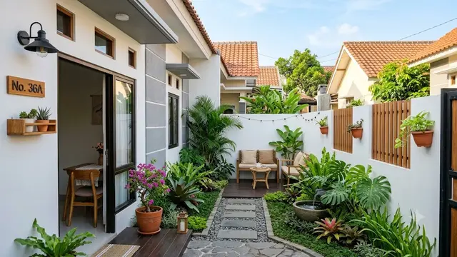 Pocket Courtyard yang Cocok untuk Rumah Tipe 36