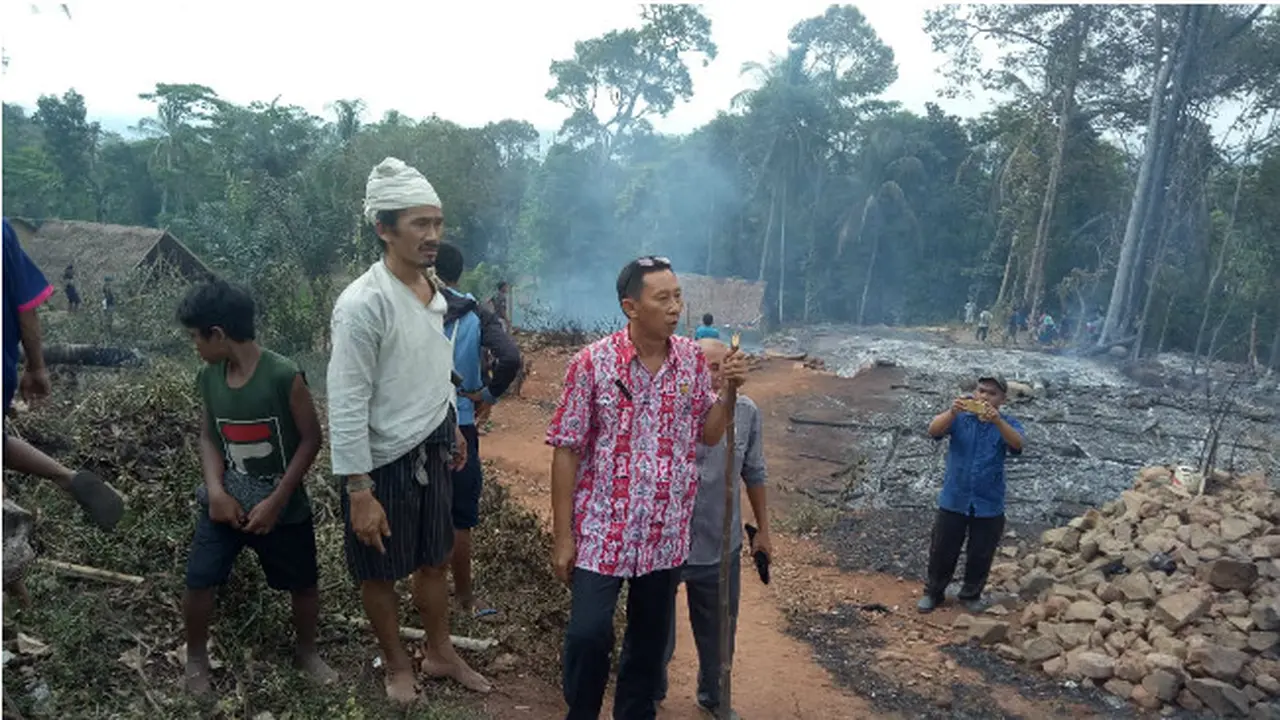 Perkampungan Suku Badui Terbakar, 40 Rumah Hangus