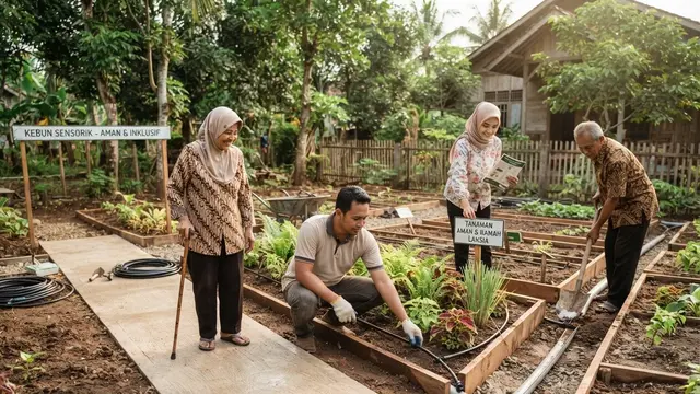 Cara Membuat Kebun Sensorik di Halaman Rumah