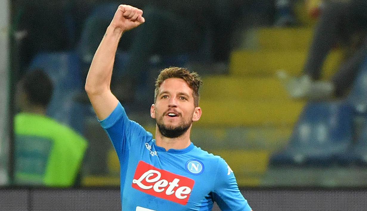 4. Dries Mertens (Napoli) - 10 Gol (3 Penalti). (AP/Luca Zennaro)