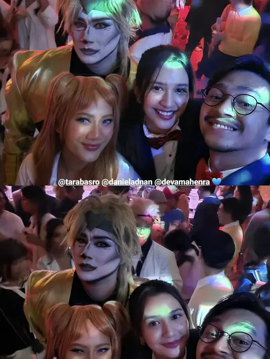 Tara Basro dan Daniel Adnan jadi salah satu best dressed di party Aries 0.3 ANIME(T) gala, nih. [Foto: @miktambayong]