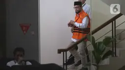 Ishfah Abidal Aziz alias Gus Alex usai menjalani pemeriksaan lanjutan di Gedung Merah Putih Komisi Pemberantasan Korupsi (KPK), Jakarta, Rabu (13/5/2026). (Liputan6.com/Helmi Fithriansyah)