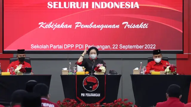 Ketua Umum Partai Demokrasi Indonesia Perjuangan (PDIP) Megawati Soekarno Putri