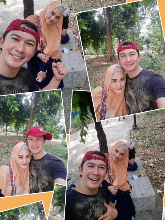 "Waktu itu cowok-cowok yang lagi dekat tuh enggak ada yang begitu. Jadi ngajakin main semua, tapi nggak ada yang ngajakin salat. Tapi kalau Dia (Mandala) ngajakin salat, itu doang," kata istri Mandala Shoji yang kini telah 14 tahun menikah. [Instagram/denova_zaes]