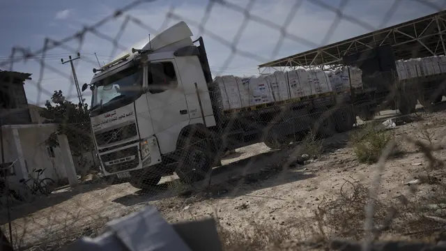 Bantuan ke Jalur Gaza Mulai Masuk Lewat Rafah Mesir