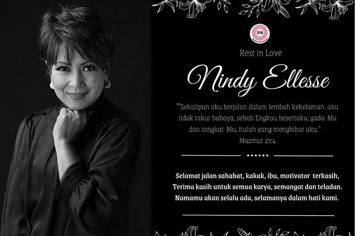 Penyanyi Senior Nindy Laoh Meninggal Dunia. (instagram.com/senimannusantaraofficial)