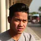 Pemain muda Indonesia di Qatar, Andri Syahputra saat ditemui Liputan6.com