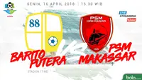 Liga 1 2018 Barito Putera Vs PSM Makassar (Bola.com/Adreanus Titus)