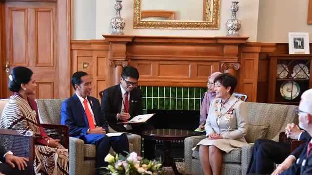 Presiden Jokowi bertemu Gubernur Jenderal Selandia Baru (Foto: Biro Pers Sekretariat Presiden)