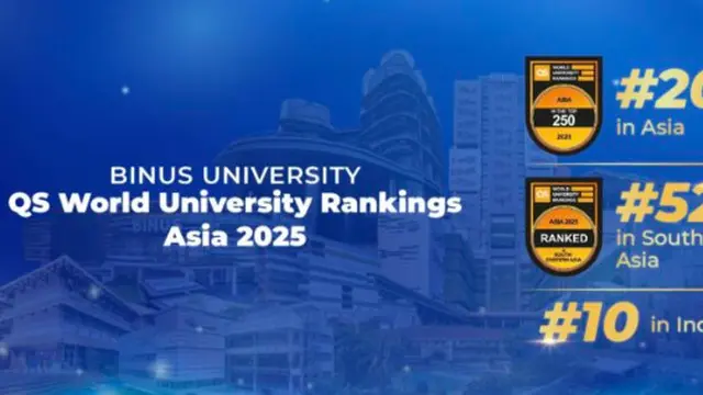 BINUS University Naik 20 Peringkat di Asia, Bukti Konsistensi dalam Meningkatkan Kualitas Pendidikan